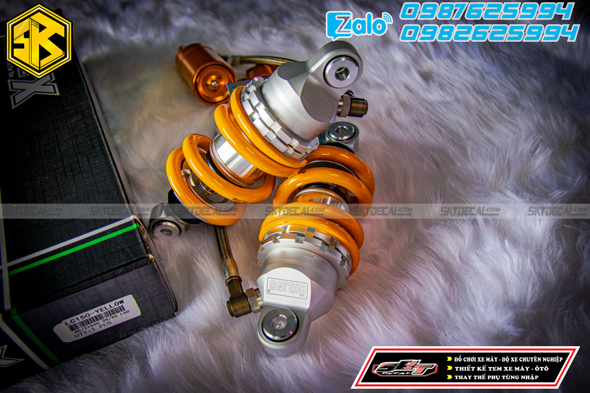 Phuộc Ohlins bình dầu exciter 150