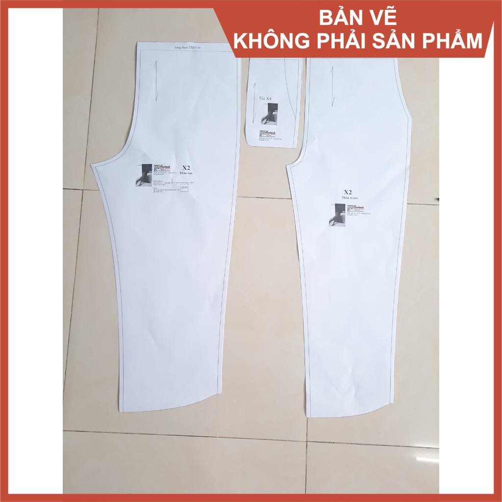 Rập bộ piyama - Rập giấy mã 899 (Bản vẽ) (BẢN VẼ)