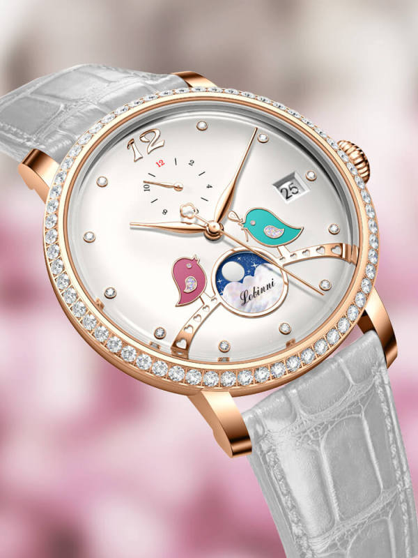 Đồng hồ nữ chính hãng LOBINNI L2065-2 Hàng chính hãng, Fullbox, Bảo hành dài hạn, Chống nước, Kính sapphire chống xước