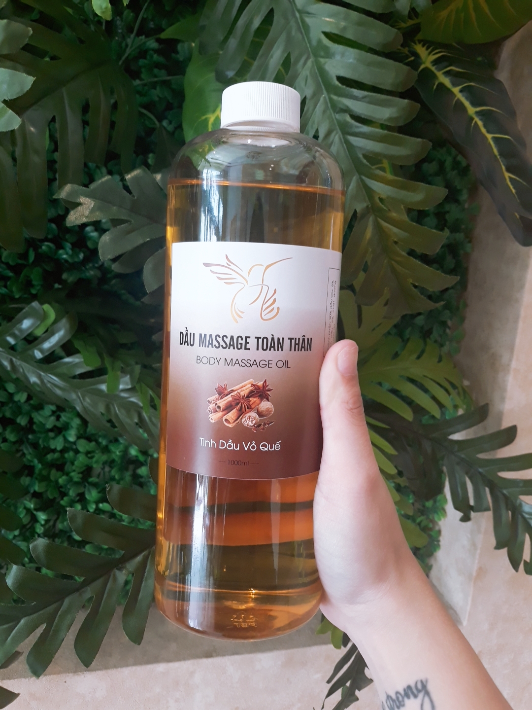 Tinh Dầu Massage Vỏ Quế 1L