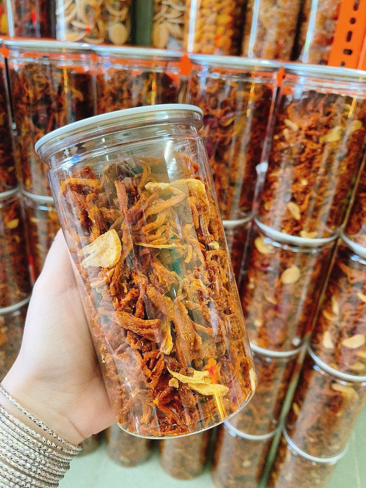 Khô heo cháy tỏi hủ 250gr