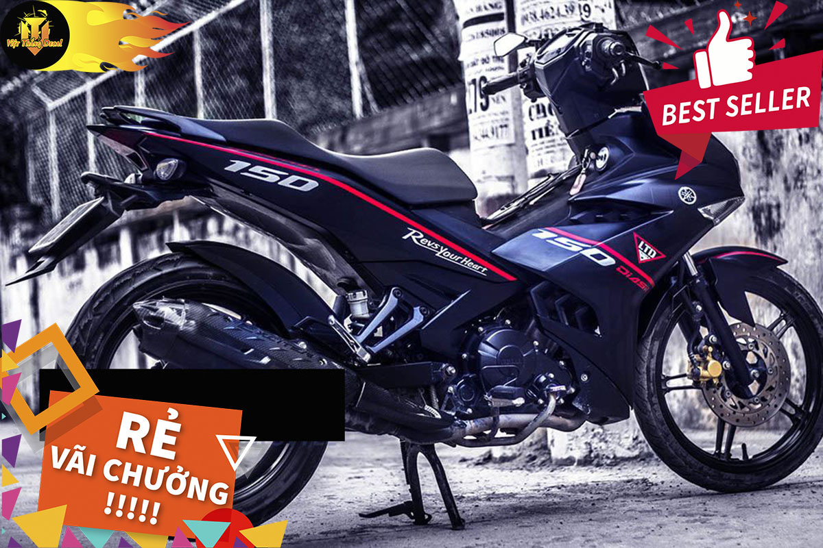 Tem Trùm Exciter 150 Limited Edition Đen Nhám