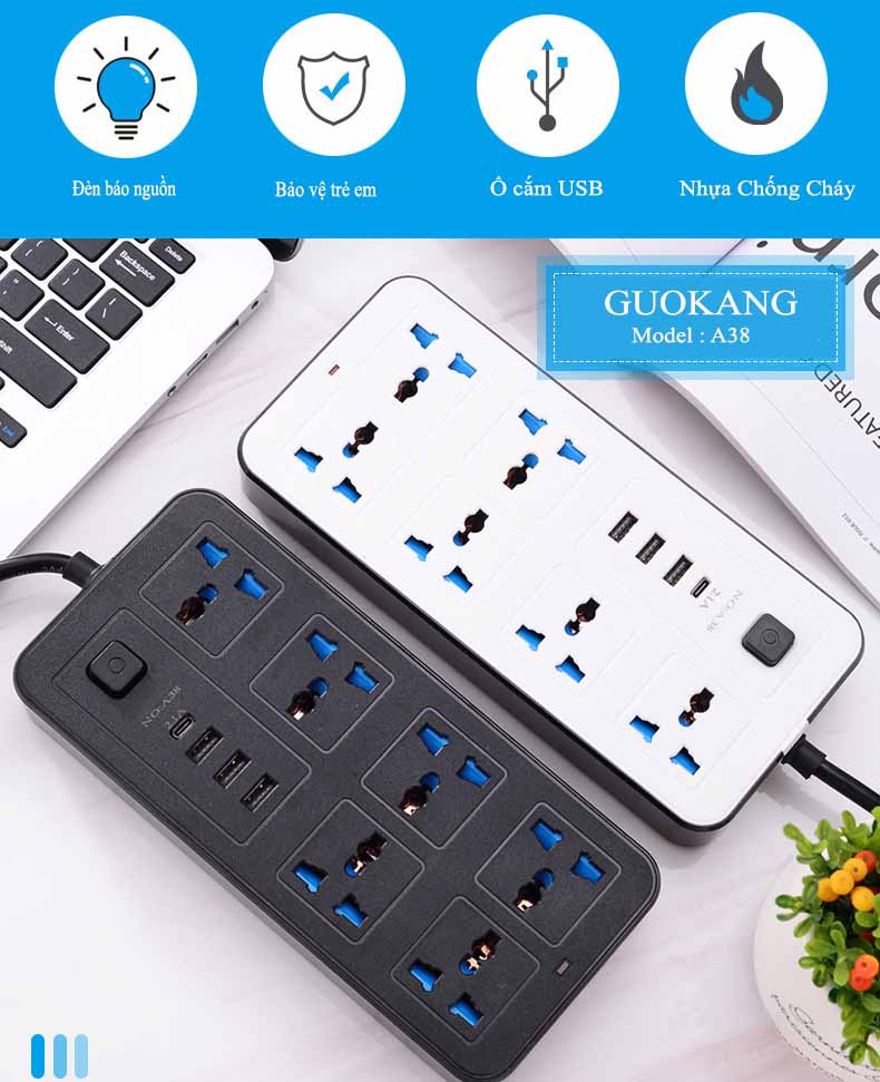 Ổ cắm điện đa năng USB type C