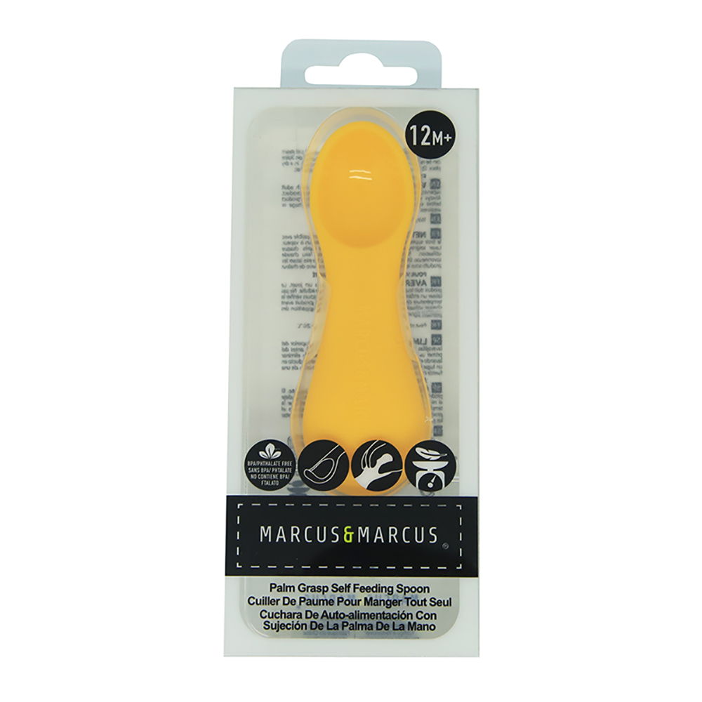 Thìa tập ăn silicon cho bé Palm Grasp Marcus & Marcus, từ 12 tháng - Lola