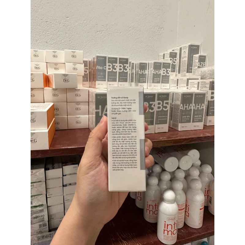 Tinh Chất B5 Basic Hydration 5% DrCeutics Cho Da Dầu Mụn 30ml 100ml