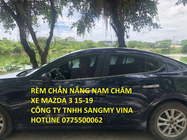 RÈM CHE NẮNG NAM CHÂM MAZDA3 2015-2019