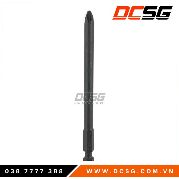 Mũi vít bake 1 đầu PH2x100mm Kingtony 711002P (1 mũi)