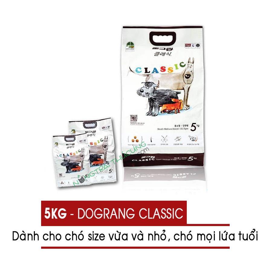 Thức ăn hạt cho chó mọi lứa tuổi DOG CLASSIC 5KG (Hàn Quốc) - [Nông Trại Thú Cưng]