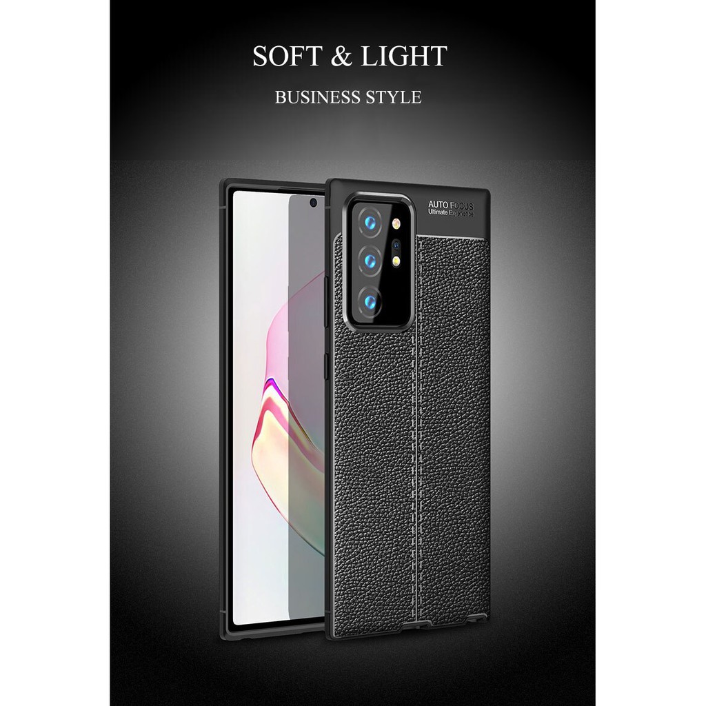 SAMSUNG NOTE 20/ NOTE 20 ULTRA ỐP DẺO ĐEN AUTOFOCUS CHỐNG SỐC