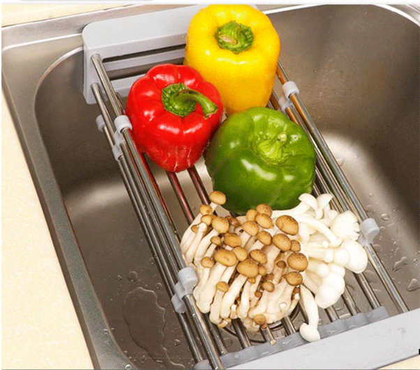 Kệ inox gác bồn rửa chén