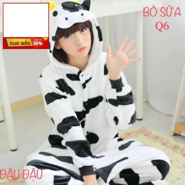 Bộ đồ hình thú bò sữa