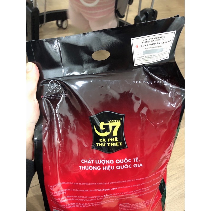 Cà Phê Sữa Hoà Tan G7 3in1 Bịch 100 gói ( Hàng Công Ty Chính Hãng )