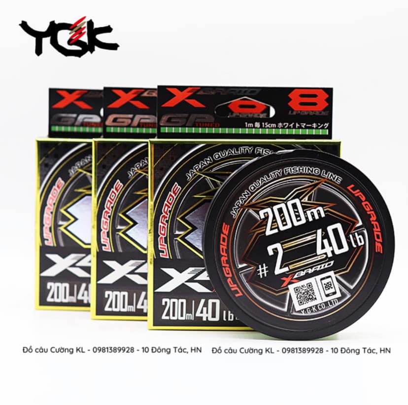[ BẢN MỚI NHẤT ] Dù YGK X Braid Upgrade X8