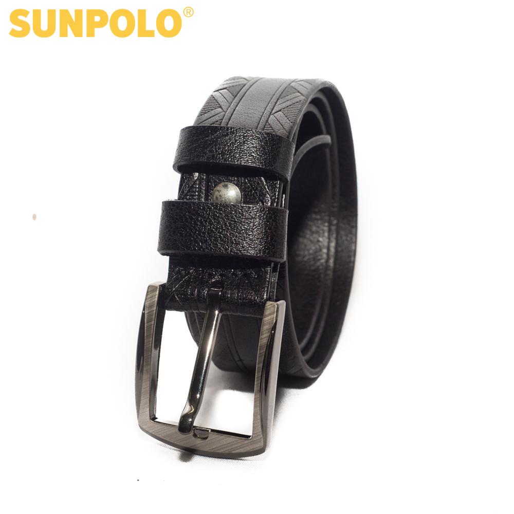 Thắt Lưng Nam Da Bò SUNPOLO BELT31 (Đen, Nâu)
