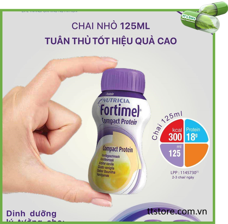 [HCM]Sữa dạng nước pha sẵn Fortimel (Lốc 4 chai 125ml) [Fotimel forticare]
