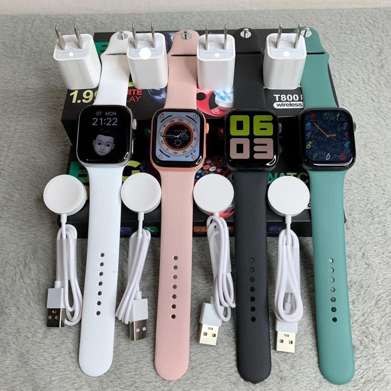 2023 New Đồng Hồ Thông Minh T800 Pro Max Tích Hợp Xạc Không Dây Nghe ...