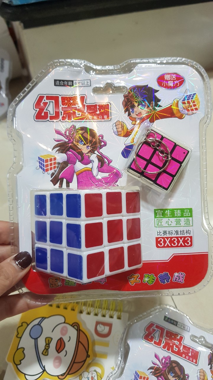 Combo 3 Khối Rubic ( 3X3; 2X2, Khối Tròn) Kèm Sách Hướng Dẫn