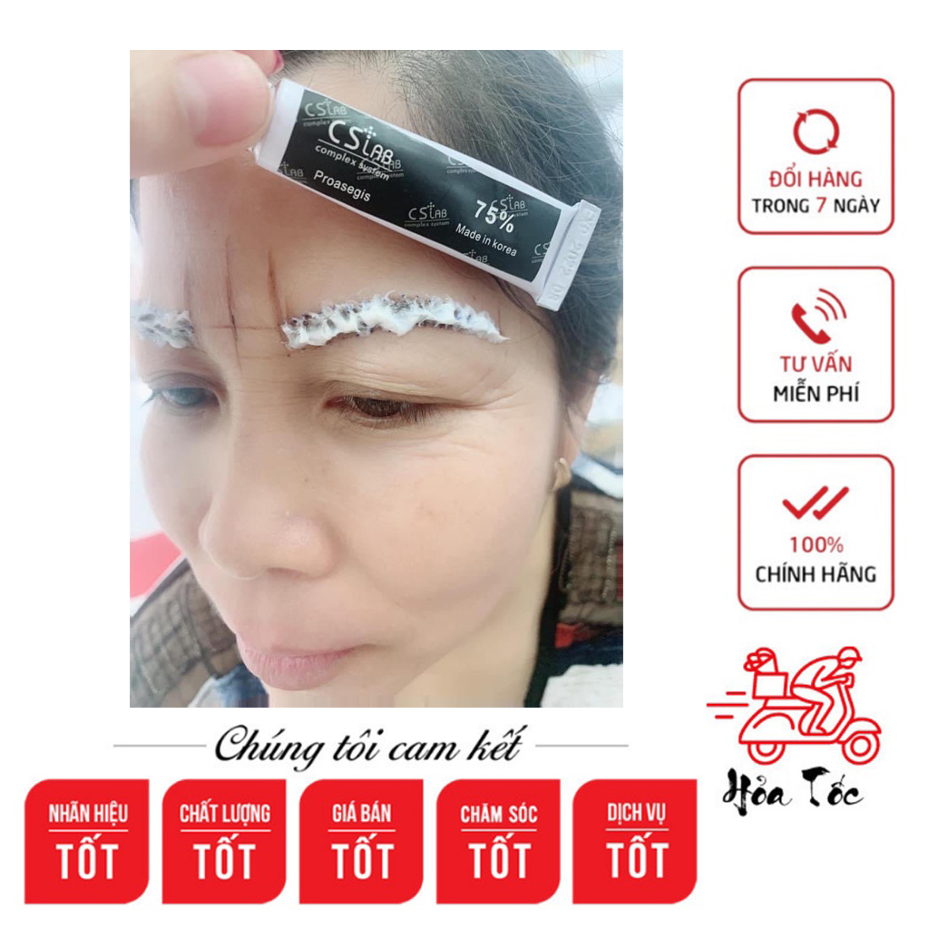 Kem ủ tê CSLAB 75% Hàn Quốc hỗ trợ phun xăm mày môi mí