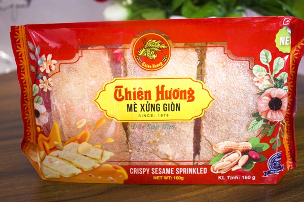 Kẹo mè xửng Thiên Hương 160g , MIỄN SHIP khi mua 3 sản phẩm