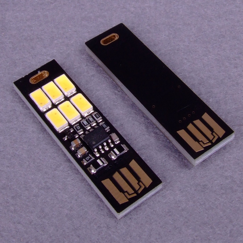 Đèn led mini 6 led cắm cổng USB cảm ứng