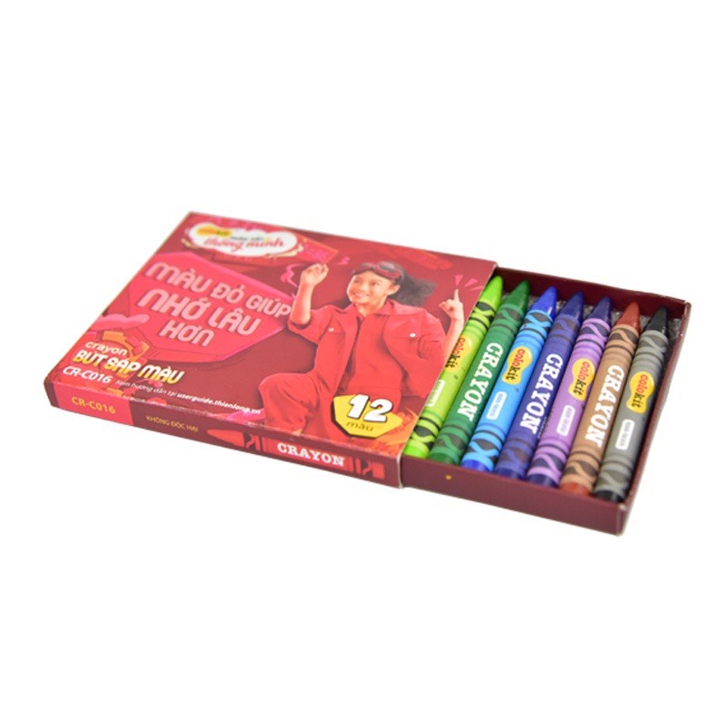Sáp 12 màu Colokit CR-C016