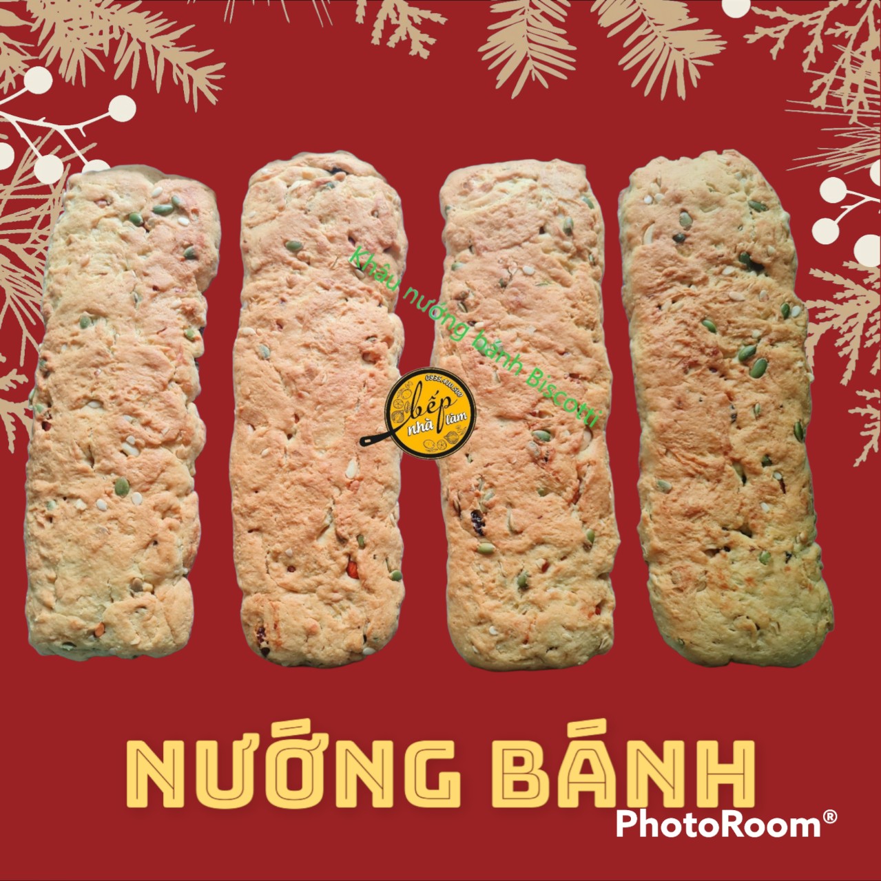 BÁNH BISCOTTI HEALTHY 300G (VỊ CAM)