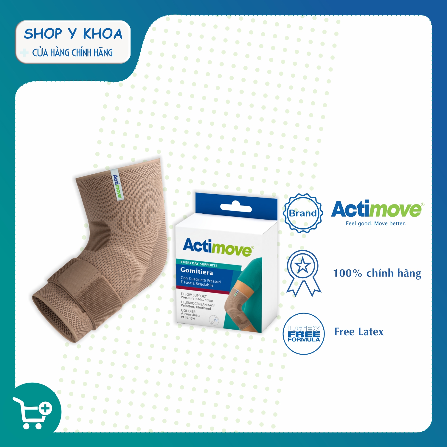 Bó khuỷu tay có đệm và đai dán 75614-DAY-STR Actimove Elbow Support