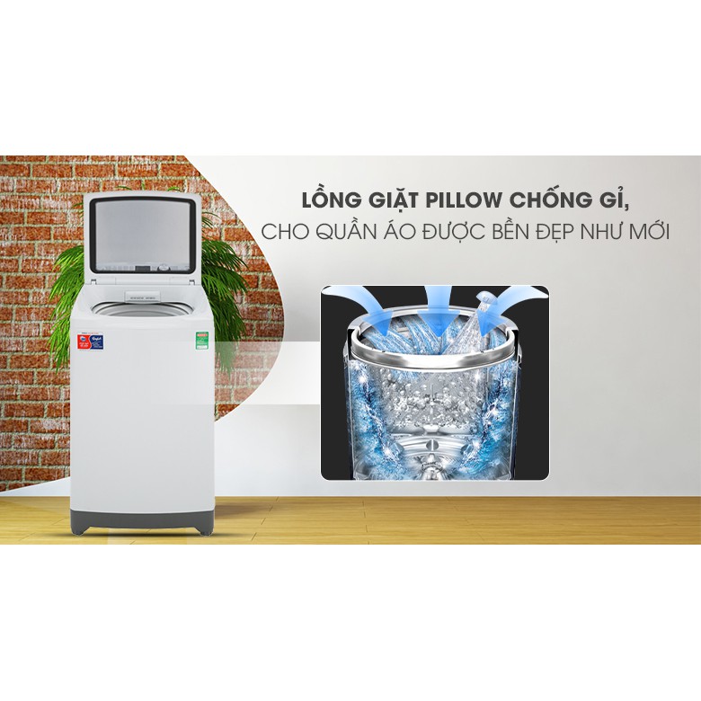 [TRẢ GÓP 0%] Máy giặt Aqua 10 Kg AQW-FR100ET W  (Giá áp dụng giao tại HN, HCM& các tỉnh liên hệ shop)