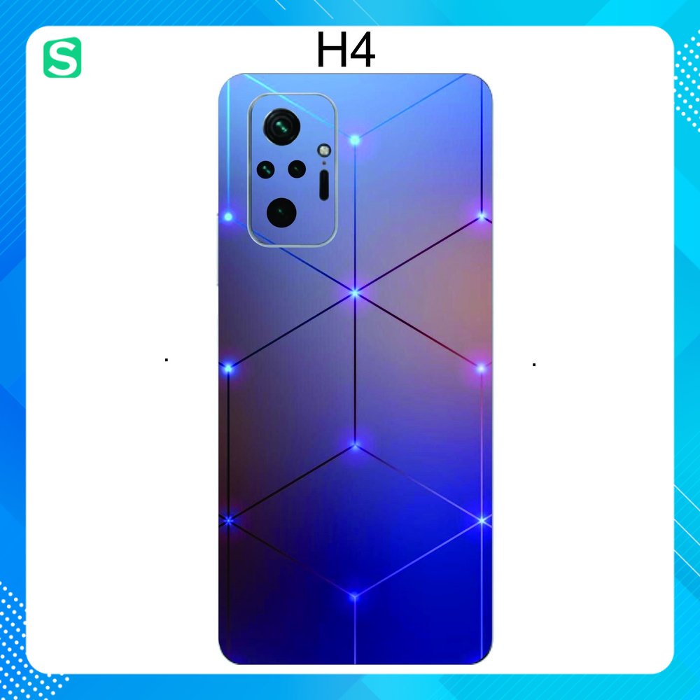 Miếng dán skin mặt lưng full viền redmi note 10 pro / note 10 / note 10s / note 9 / note 9pro / note 8 / mi 11 / mi 11li