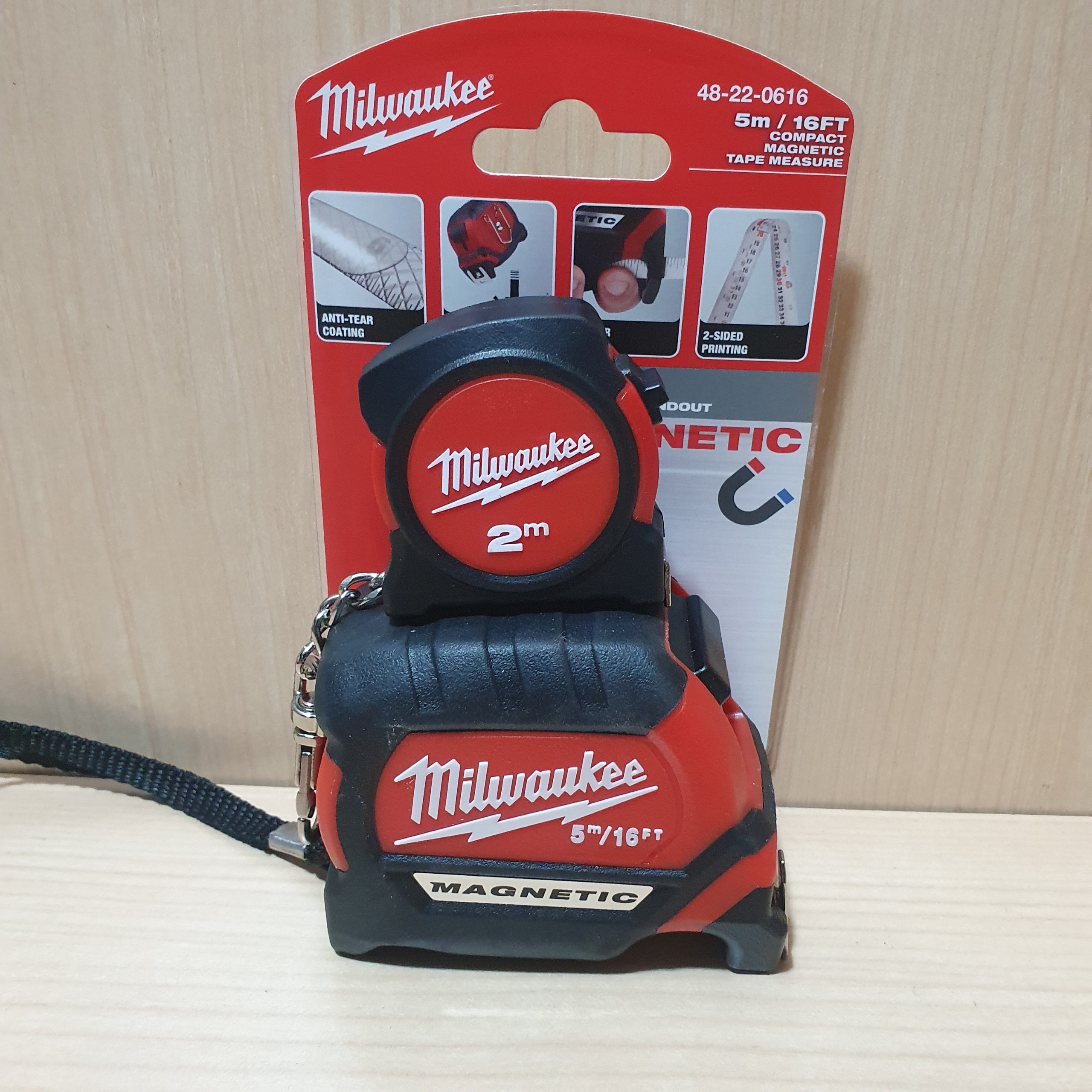 Thước cuộn nam châm Milwaukee.2M-5M