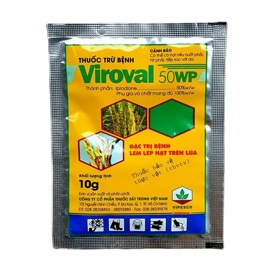 💎 Thuốc trừ bệnh cây trồng Viroval 50WP 💖 Trừ nấm bệnh cây trồng..