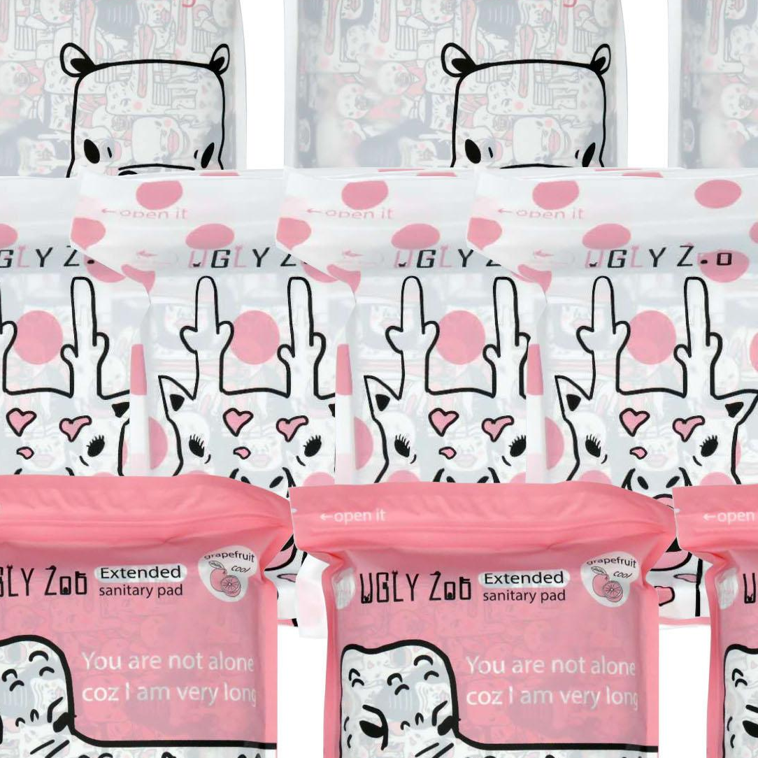 [HCM]Combo BVS Belle Flora Ugly Zoo (3 gói ban ngày 3 gói ban đêm 4 gói hàng ngày)_Tặng gối tựa lưng cute