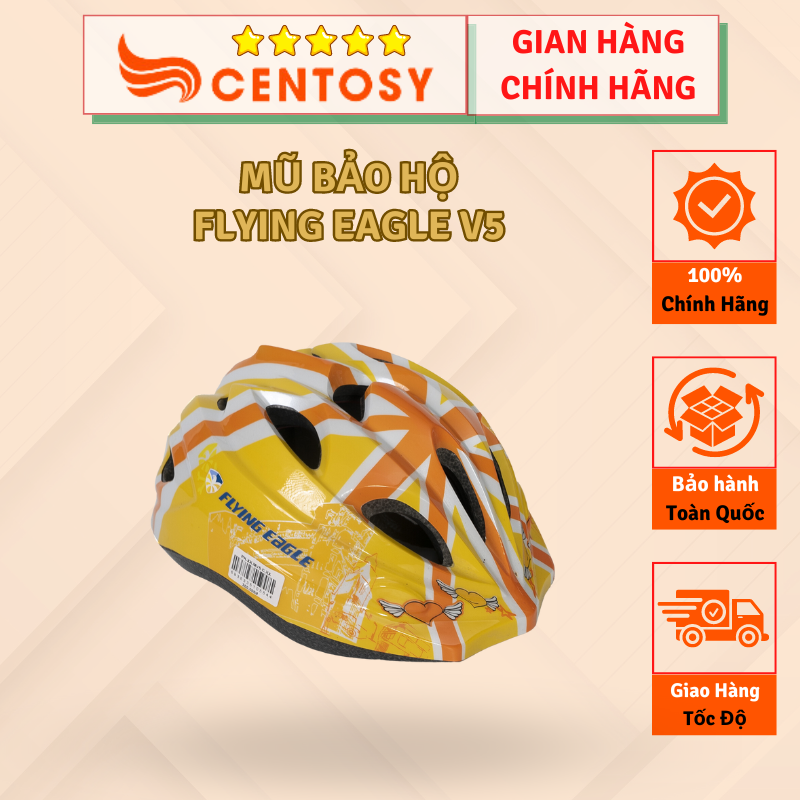 Mũ bảo hộ trẻ em chơi patin Flying Eagle V5