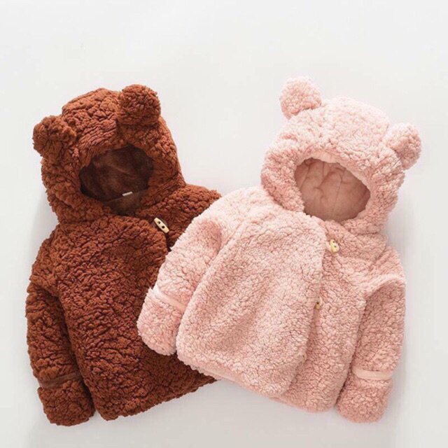 ÁO GẤU LÔNG (QUẢNG CHÂU) BÉ TRAI GÁI SIZE 8-16KG