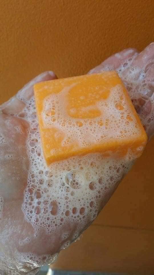 CỤC SOAP NGHỆ THÁI LAN dùng cho mặt và body