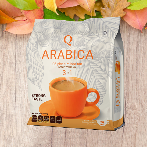 Cà phê sữa Arabica Trần Quang bịch 480g (24 gói dài * 20g)
