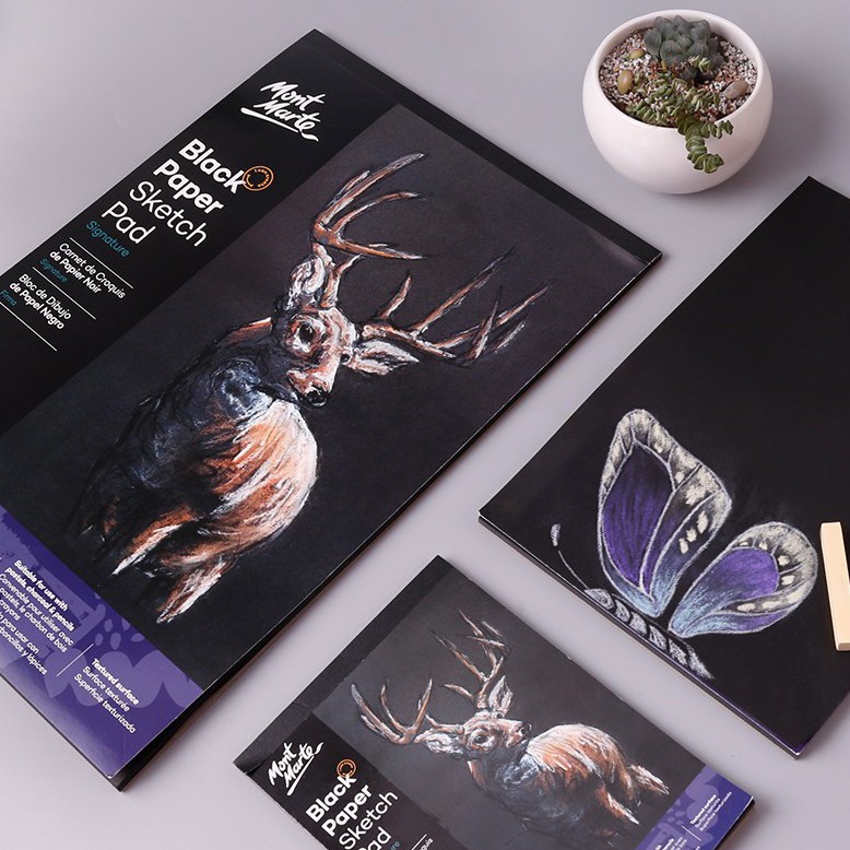 Sổ Sketchbook Mont Marte Black Pad