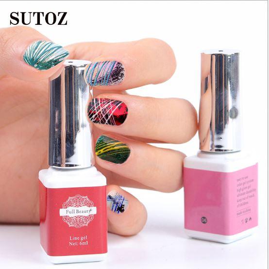 Sơn móng gel mạng nhện cọ nét tiện dụng chai 6ml