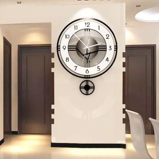 [HCM][P-Home] Đồng hồ treo tường quả lắc - tạo nét sang trọng cho không gian nhà bạn CL004 - Kích Thước 35x45 40x50 cm 1