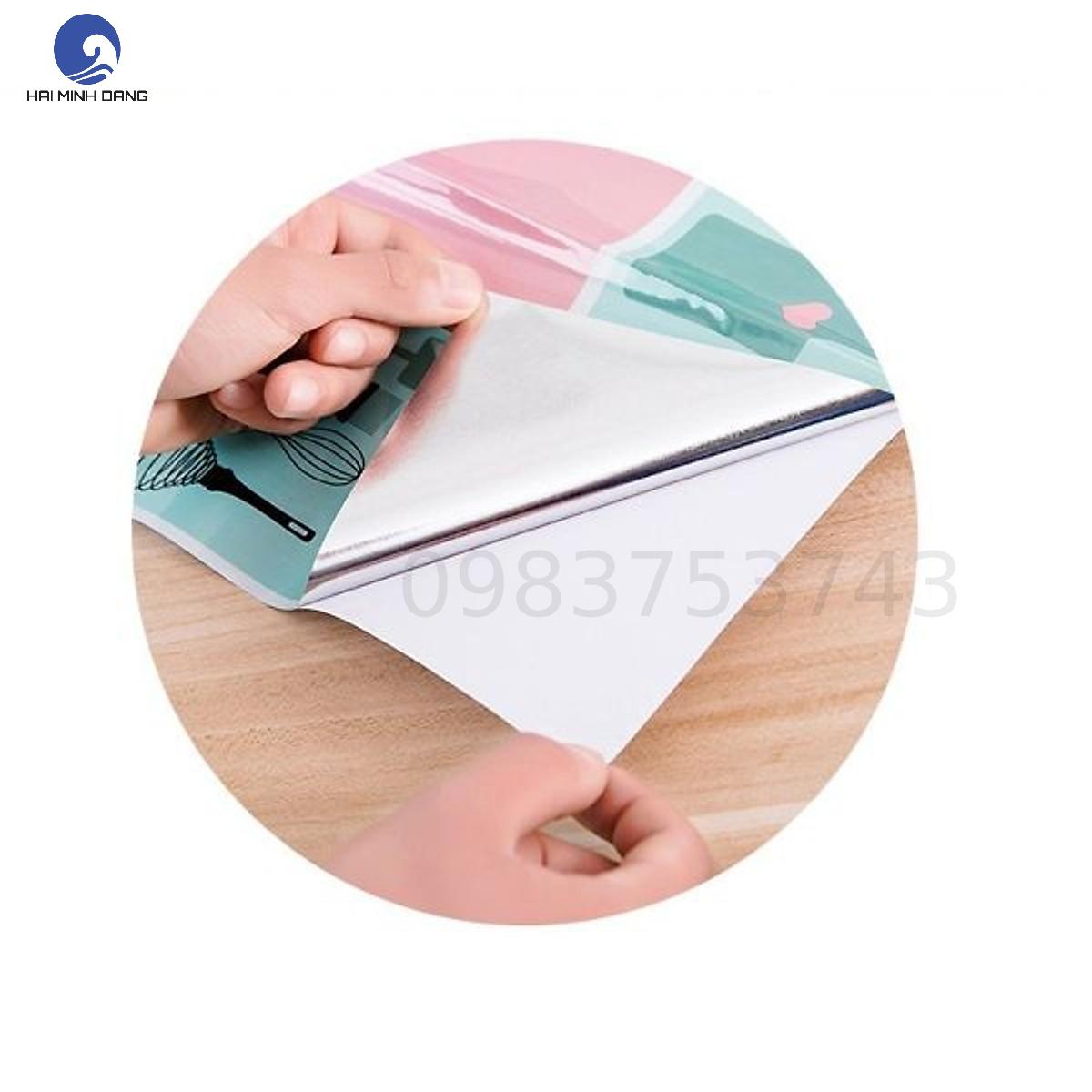 Giấy Dán Bếp Cách Nhiệt 3D Mẫu Mới Siêu Bền