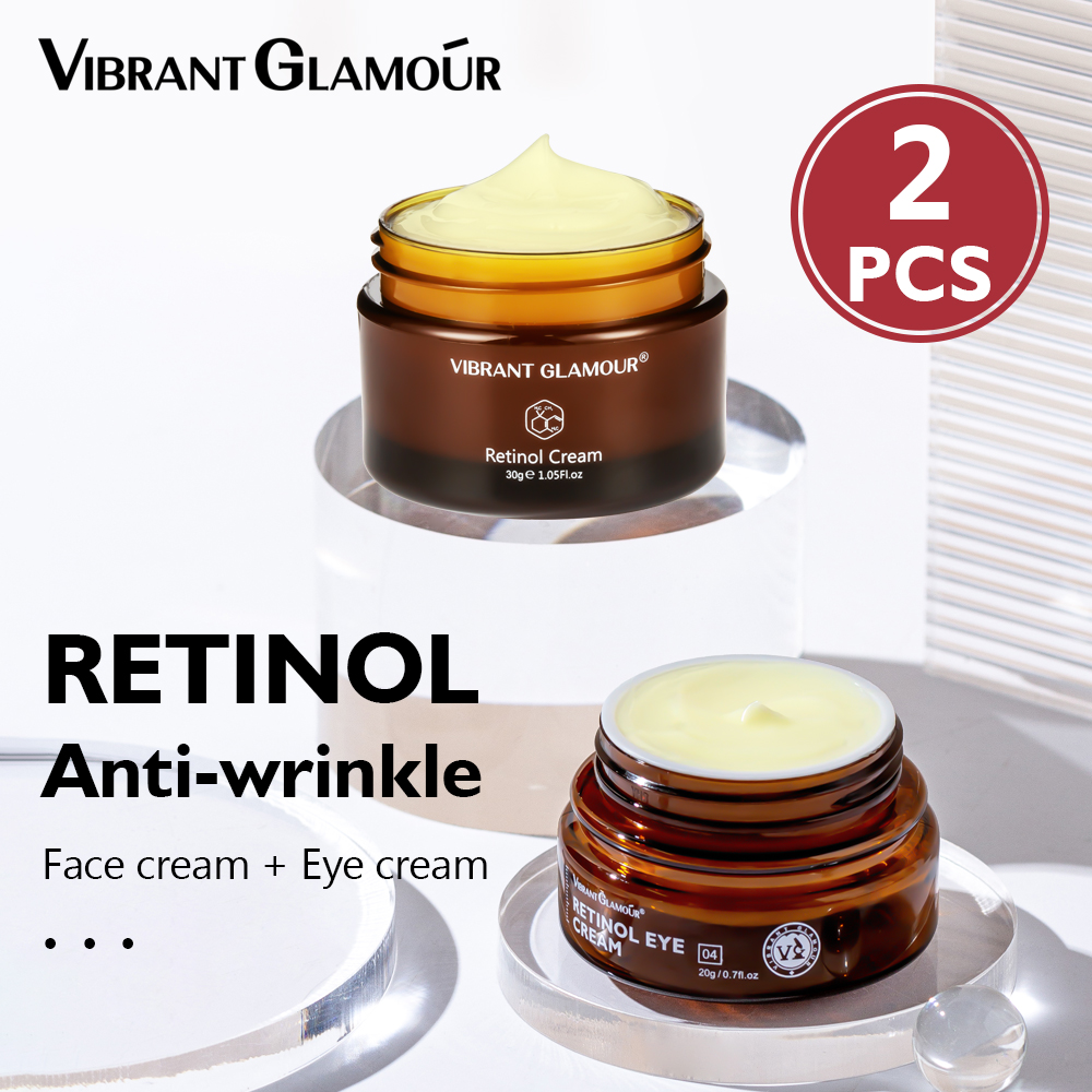 VIBRANT GLAMOUR Bộ 2 món gồm kem dưỡng chứa 25% retinol và collagen chống