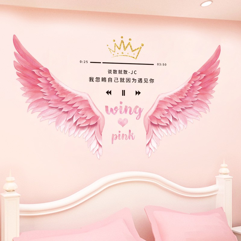 DECAL DÁN TƯỜNG ĐÔI CÁNH THIÊN THẦN
