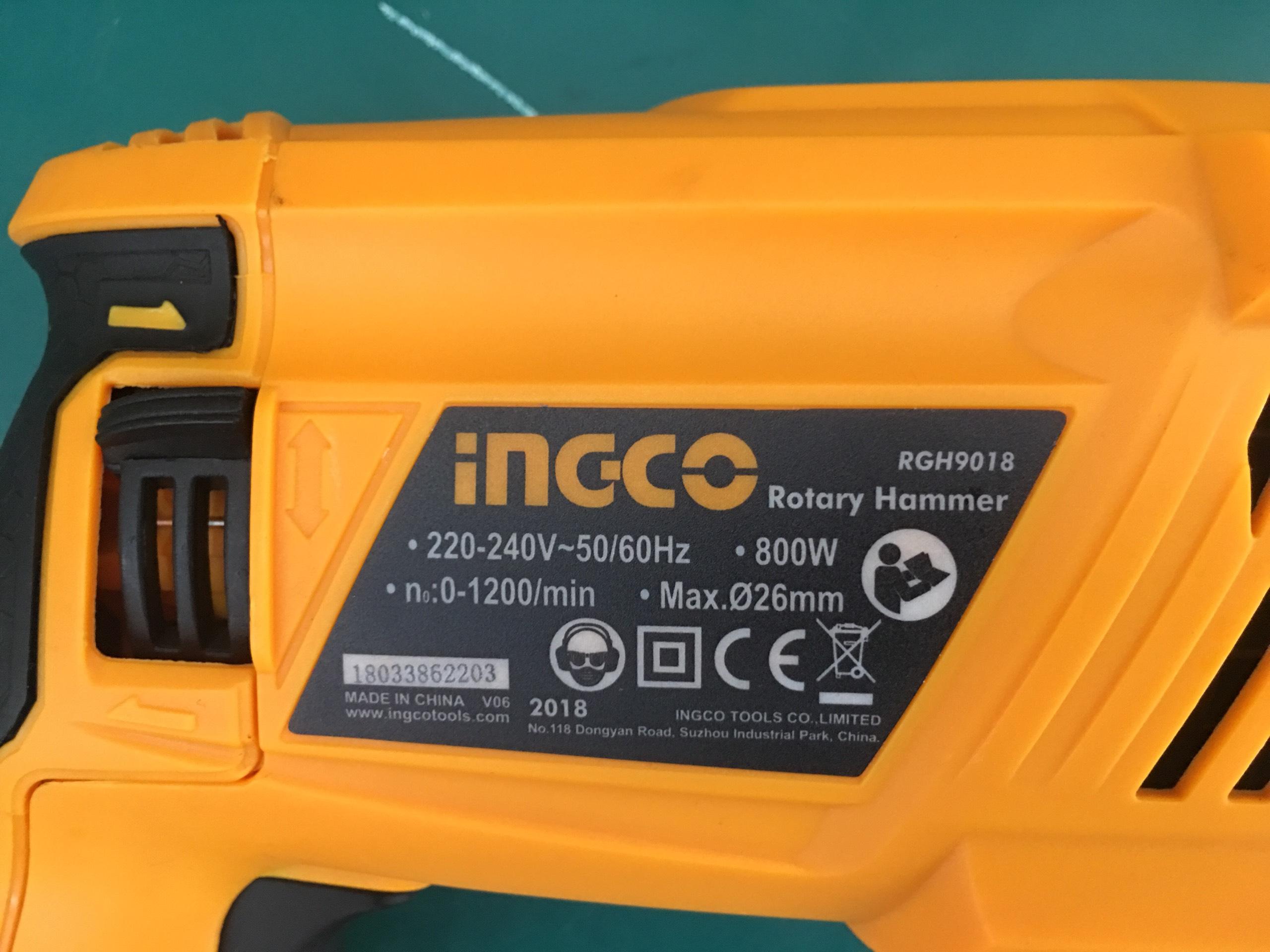 800W Máy khoan đục bê tông Ingco RGH9018