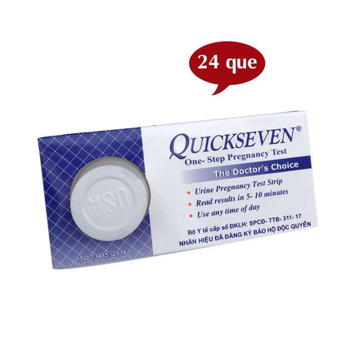 Que thử thai nhanh Quickseven (Hộp 1 Que)