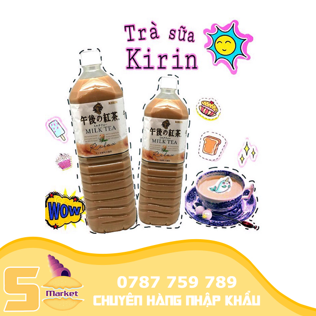 Trà sữa Kirin Nhật Bản chai 1.5 lit MỚI【Bách Hóa 24】