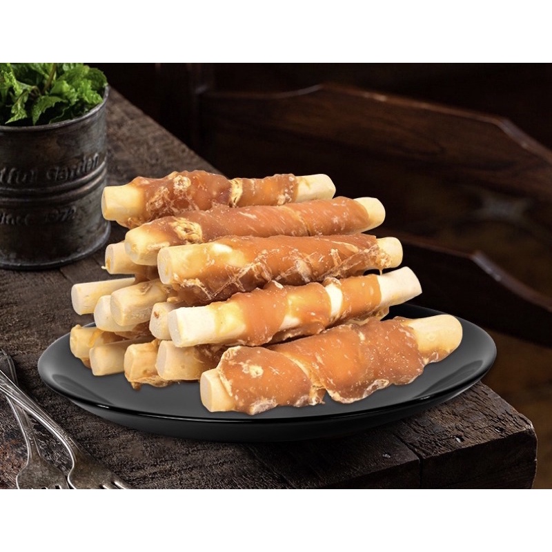 [ 100Gr ] Xương Cuốn Thịt Gà Cho Cún 🍖 ( Cho Cún Size Vừa Và Lớn )