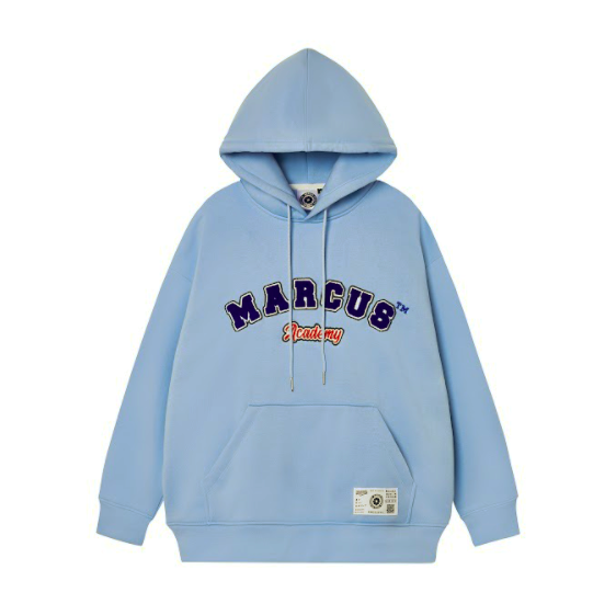 Academy hoodie marcus màu xanh
