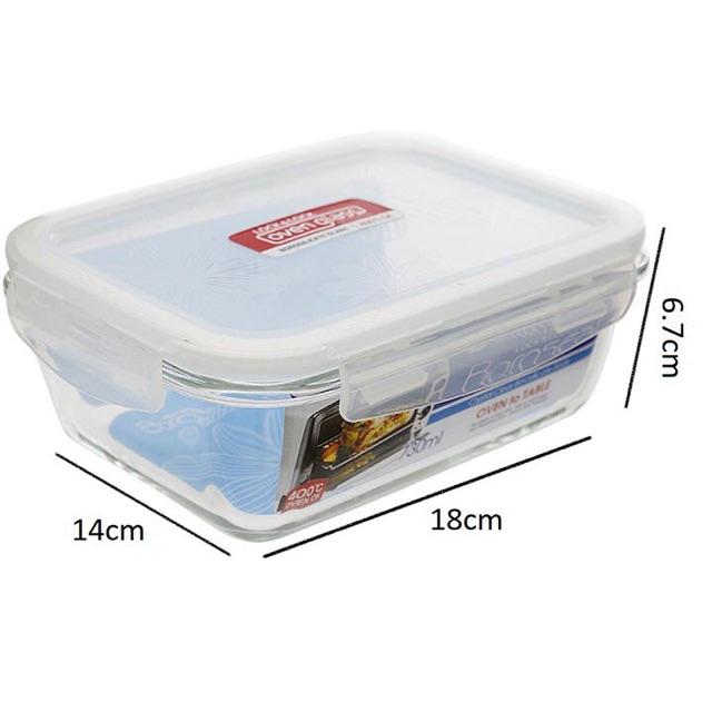 [HCM]Bộ 2 Hộp thủy tinh lock and lock 730ml