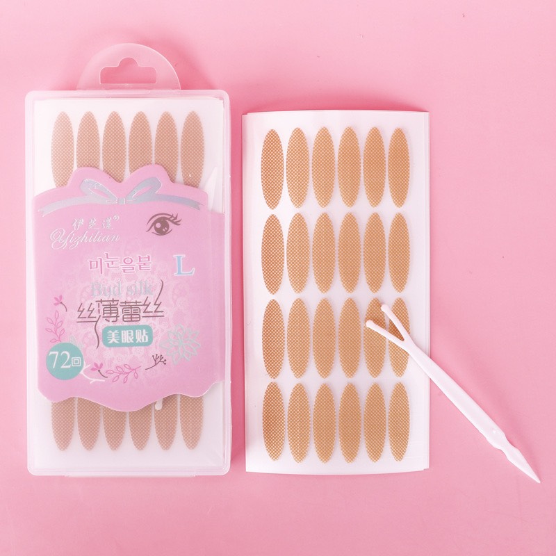 Hộp 144 Miếng Dán Kích Mí Có Sẵn Keo Tặng Que Kích Mí