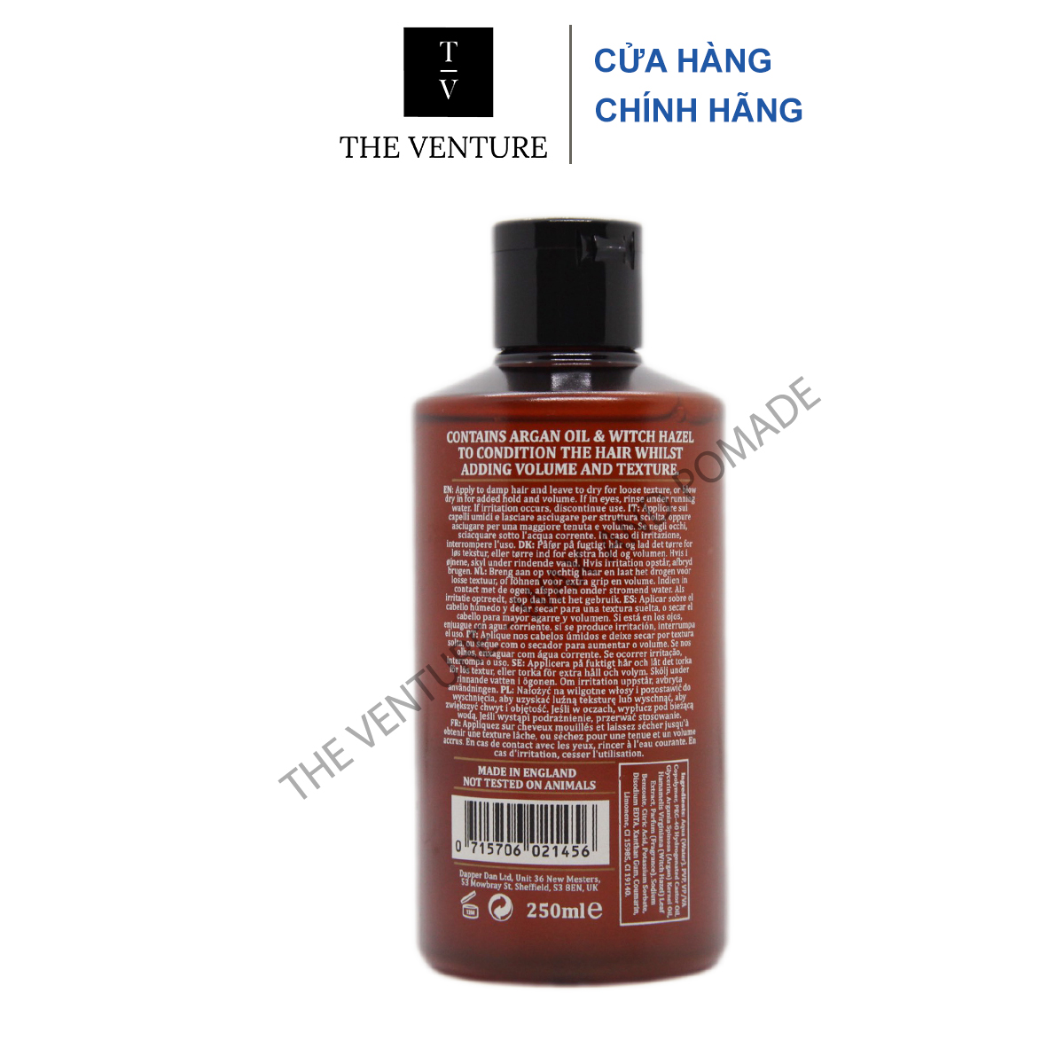 Dầu Dưỡng Tóc ,Tạo Phồng Dapper Dan Grooming Tonic - 250 ml